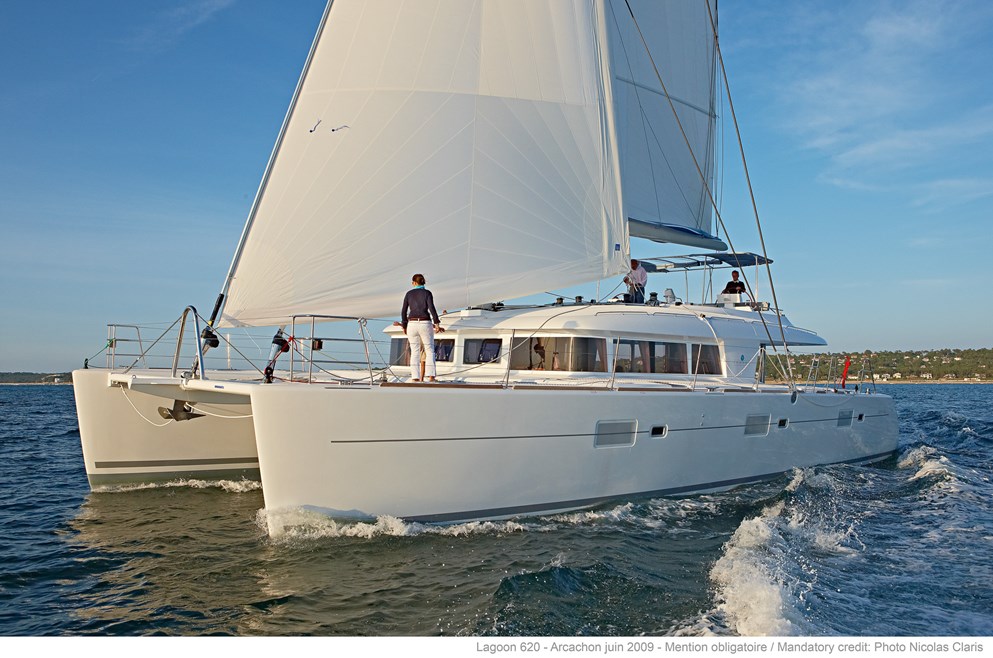 Lagoon 620 Sailing Catamaran For Charter In Capo D Orlando Marina